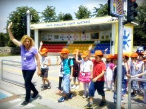 Yaz Okulu Trafik Eğitimi Küçükçekmece Sefaköy Cennet Tepeüstü Mahallesi Tatlı Çocuklar Anaokulu Kreş Yuva
